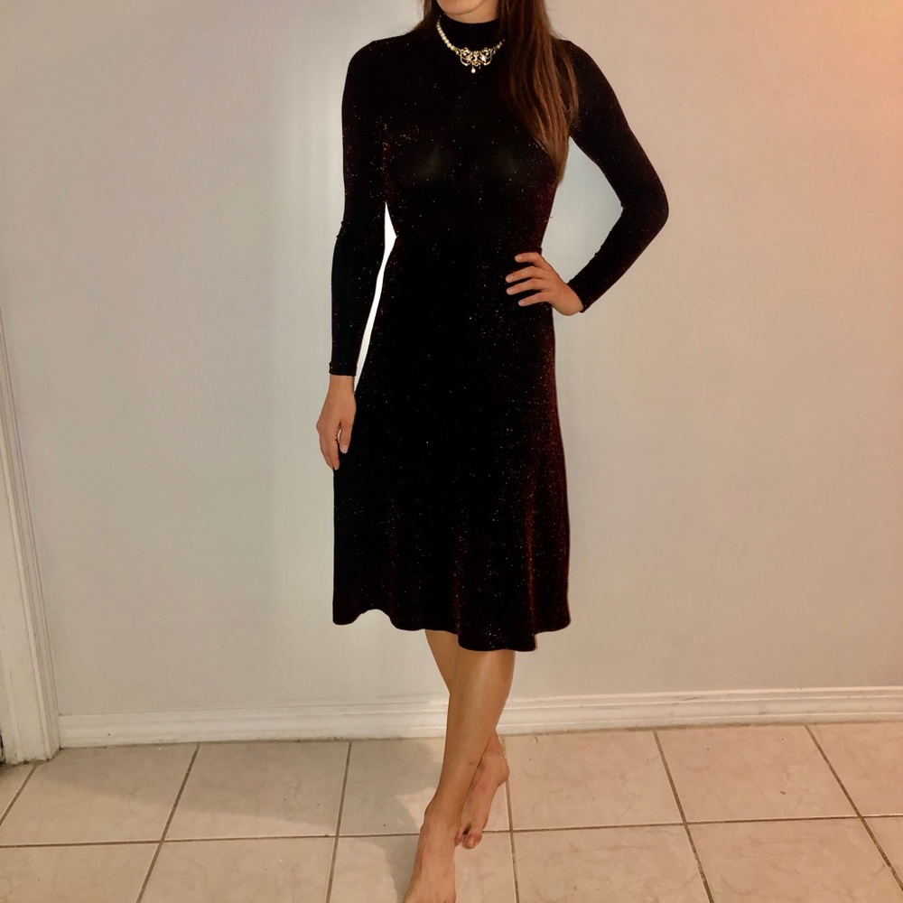 Ruby Shimmer Dress